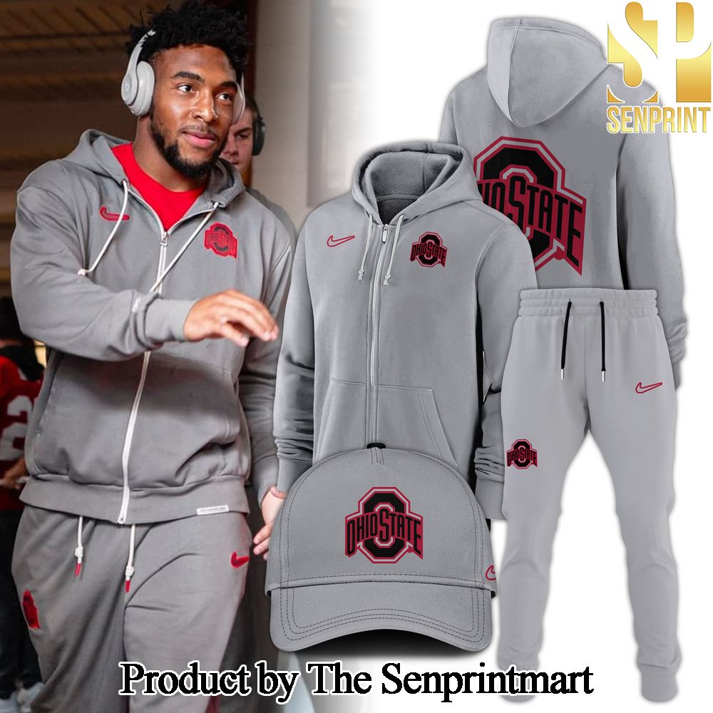 Ohio State Buckeyes Football For Sport Fans 3D Combo Shirt and Pants SEN1041