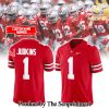 Ohio State Buckeyes Football For Sport Fans Full Printed Jersey 2024 SEN1013