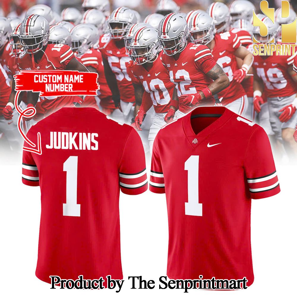 Ohio State Buckeyes Football For Sport Fans Full Printed Jersey 2024 SEN1012