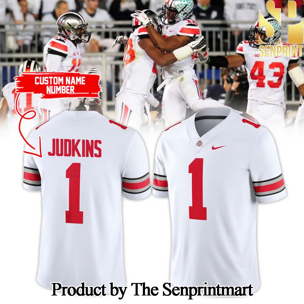 Ohio State Buckeyes Football For Sport Fans Full Printed Jersey 2024 SEN1013