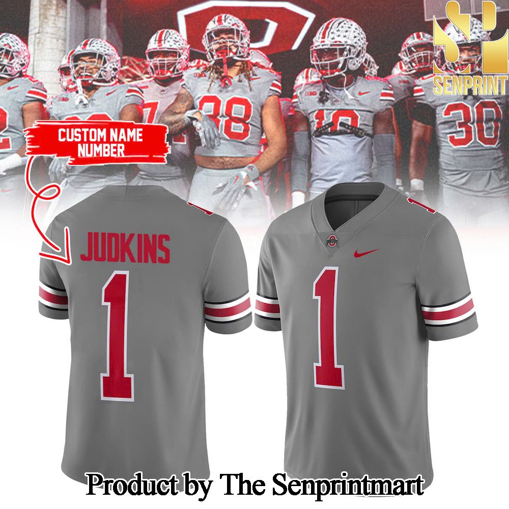 Ohio State Buckeyes Football For Sport Fans Full Printed Jersey 2024 SEN1014