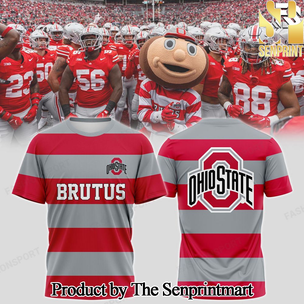 Ohio State Buckeyes Football For Sport Fans Full Printing Shirt SEN1032