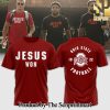 Ohio State Buckeyes JESUS WON Black T-Shirt 2024 SEN1027