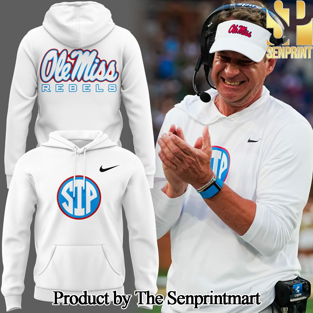 Ole Miss Rebels Lane Kiffin Come to the Sip Gift Ideas All Over Printed Hoodie SEN1315