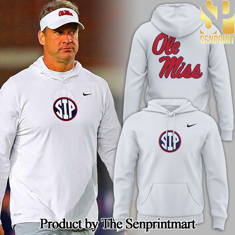 Ole Miss Rebels Lane Kiffin Sip Gift Ideas All Over Printed Hoodie SEN1310