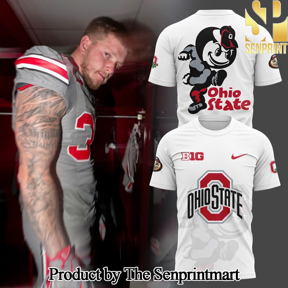 Ohio State Buckeyes White Game For Sport Fans 3D Shirt SEN0959