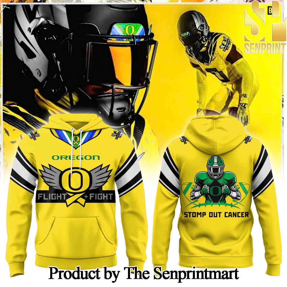 Oregon Ducks Storm Out Cancer For Fans All Over Print Hoodie SEN0917