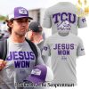 TCU Football 2024 Jesus Won For Sport Fans All Over Printed Sweatshirt SEN1093