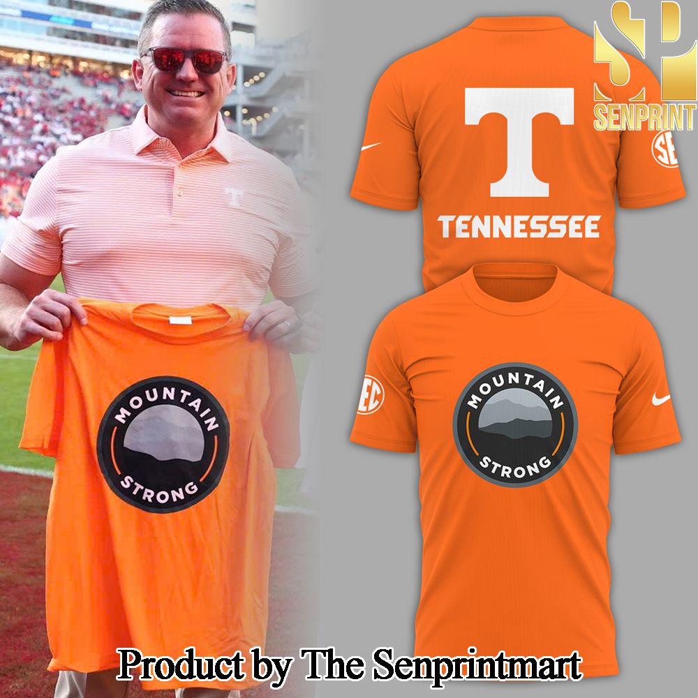 Tennessee Volunteers NCAA SEC Mountain Strong Orange T-Shirt SEN1096