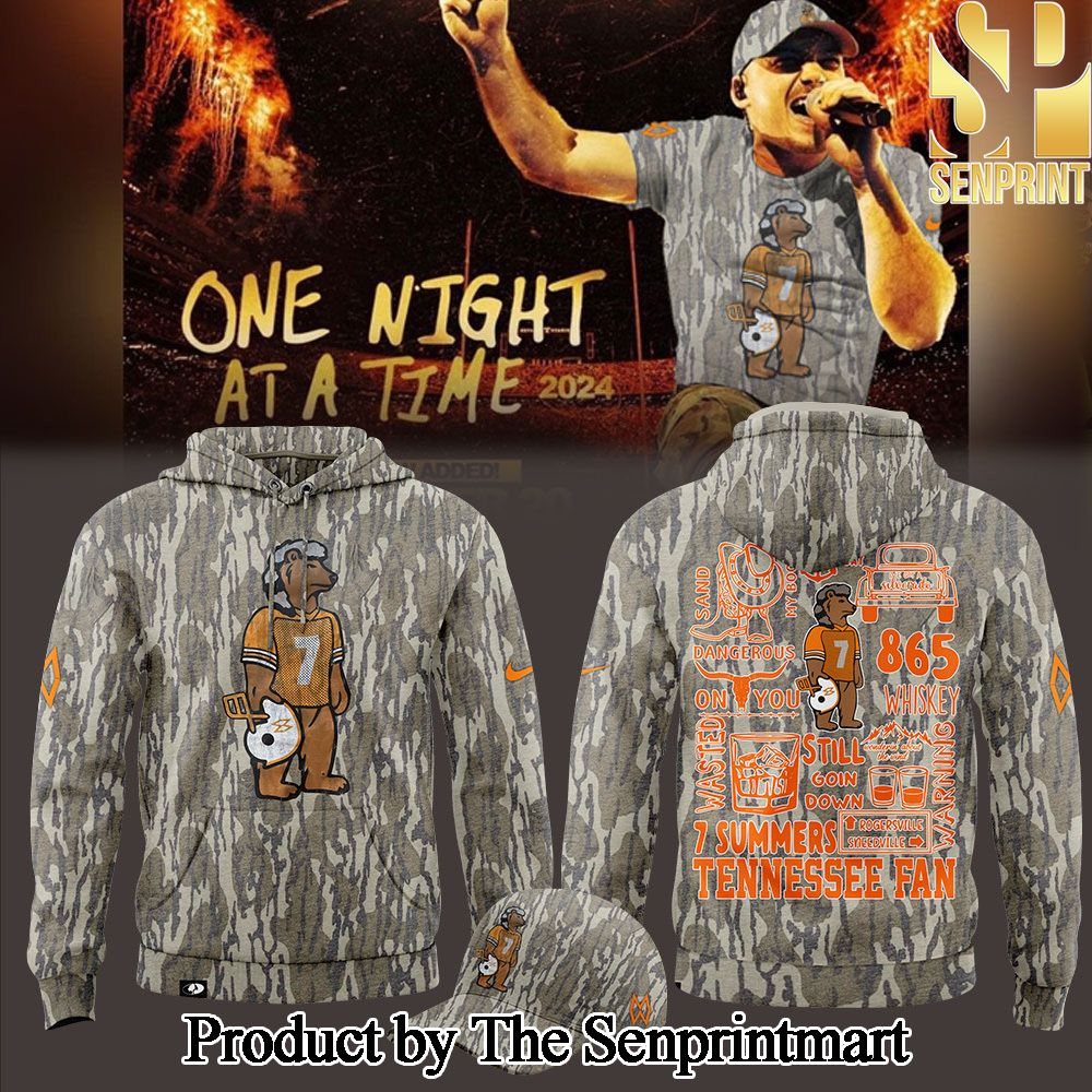 Tennessee Volunteers x Morgan Wallen Camo Knoxville Mossy Oak Vintage Hoodie SEN1100