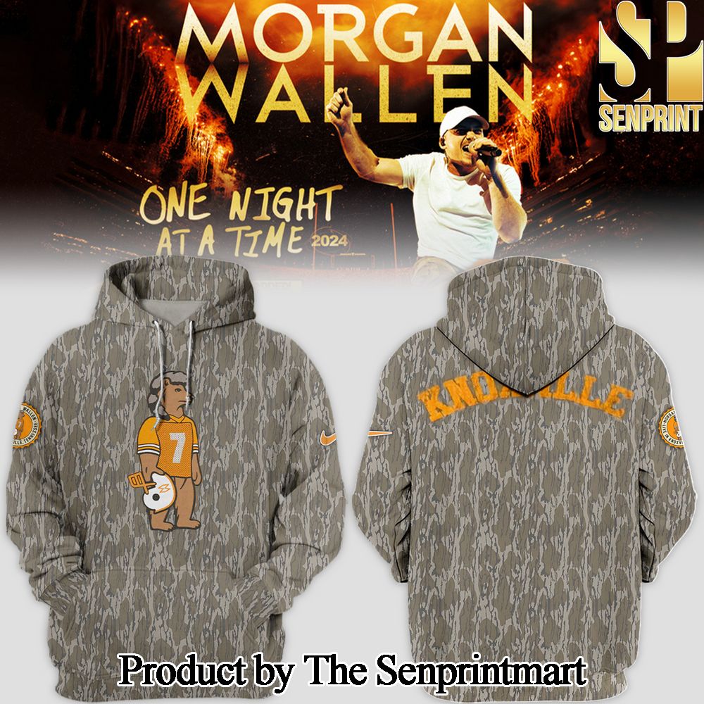 Tennessee Volunteers x Morgan Wallen Camo Knoxville Mossy Oak Vintage Hoodie SEN1101