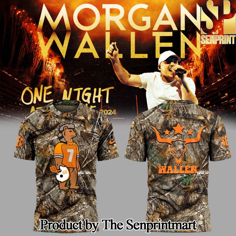 Tennessee Volunteers x Morgan Wallen Realtree Camo TShirt SEN1105