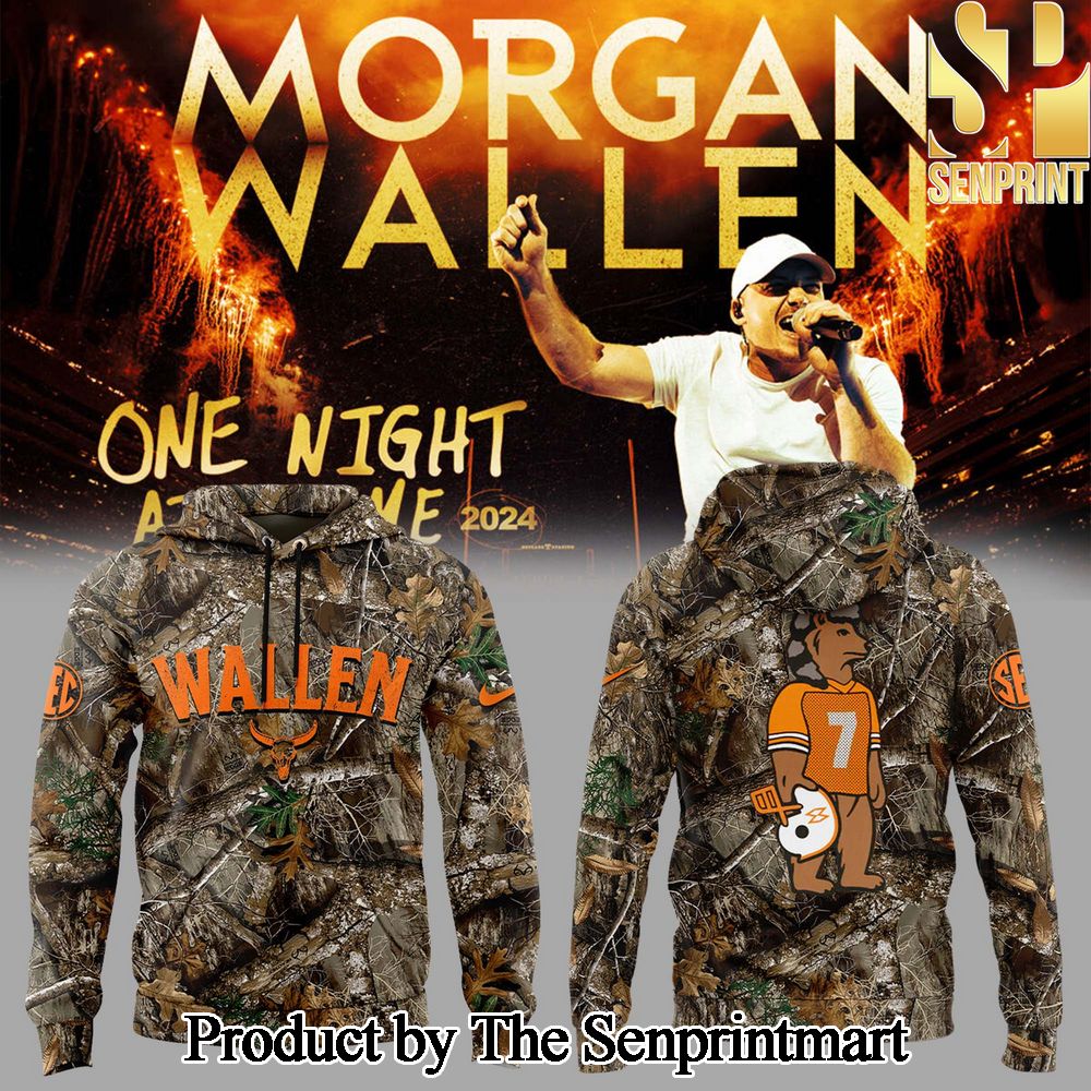 Tennessee Volunteers x Morgan Wallen Realtree For Sport Fans All Over Printed Camo Hoodie SEN1107