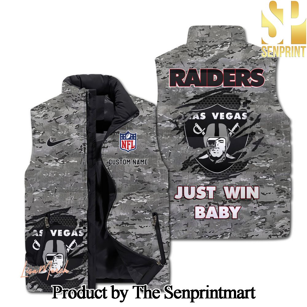 Las Vegas Raiders For Sport Fans All Over Printed Custom Sleeveless Jacket SEN1584