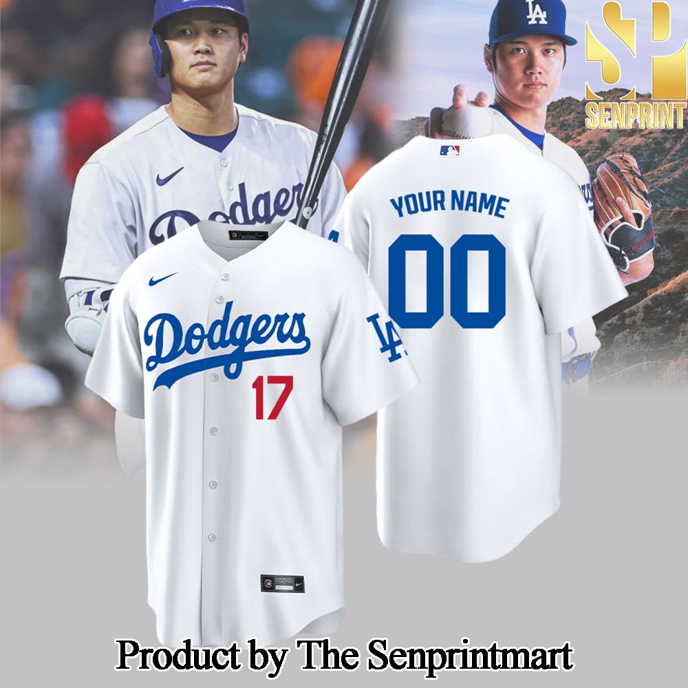 Los Angeles Dodgers Shohei Ohtani Home Jersey custom name number SEN1484