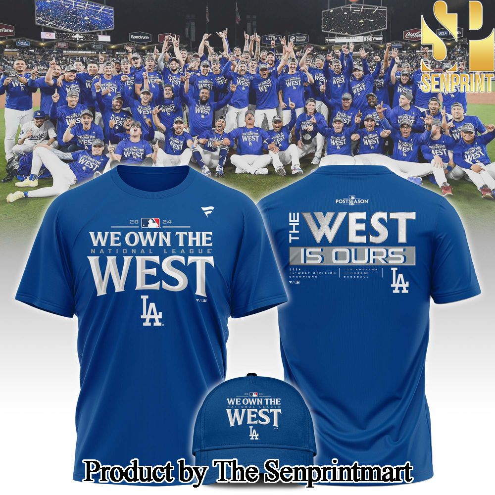 Los Angeles Dodgers We Own The West Champion Gift Ideas All Over Printed Shirt SEN1480