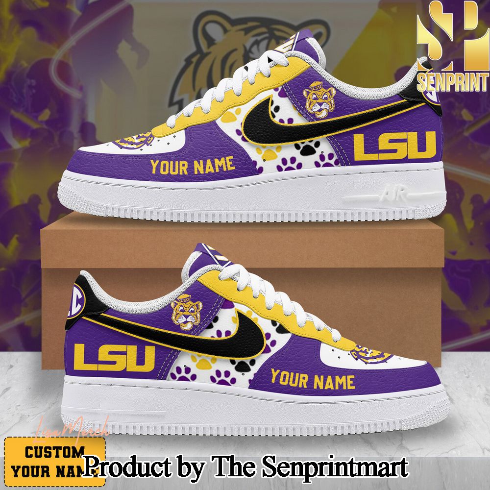 LSU Tigers For Fans All Over Printed AF1 Sneaker Boots SEN1504