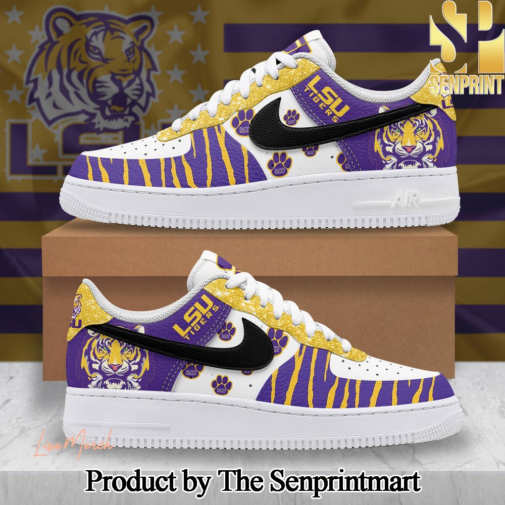 LSU Tigers For Sport Fans Full Printing AF1 Sneaker Boots SEN1494