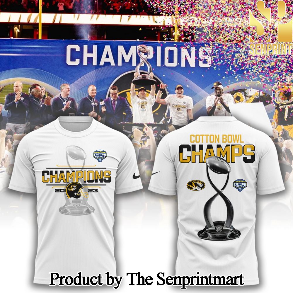 Missouri Tigers champions Cotton Bowl T-Shirt – Missouri Tigers football SEN1522