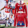 New England Patriots Royal Rewind Club Fleece Pullover T Shirt SEN1560