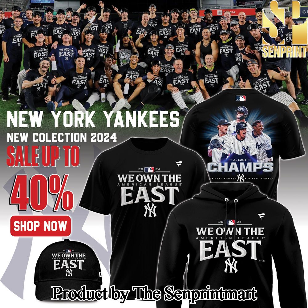 New York Yankees Navy 2024 AL East Division Champions Locker Room Product SEN1568