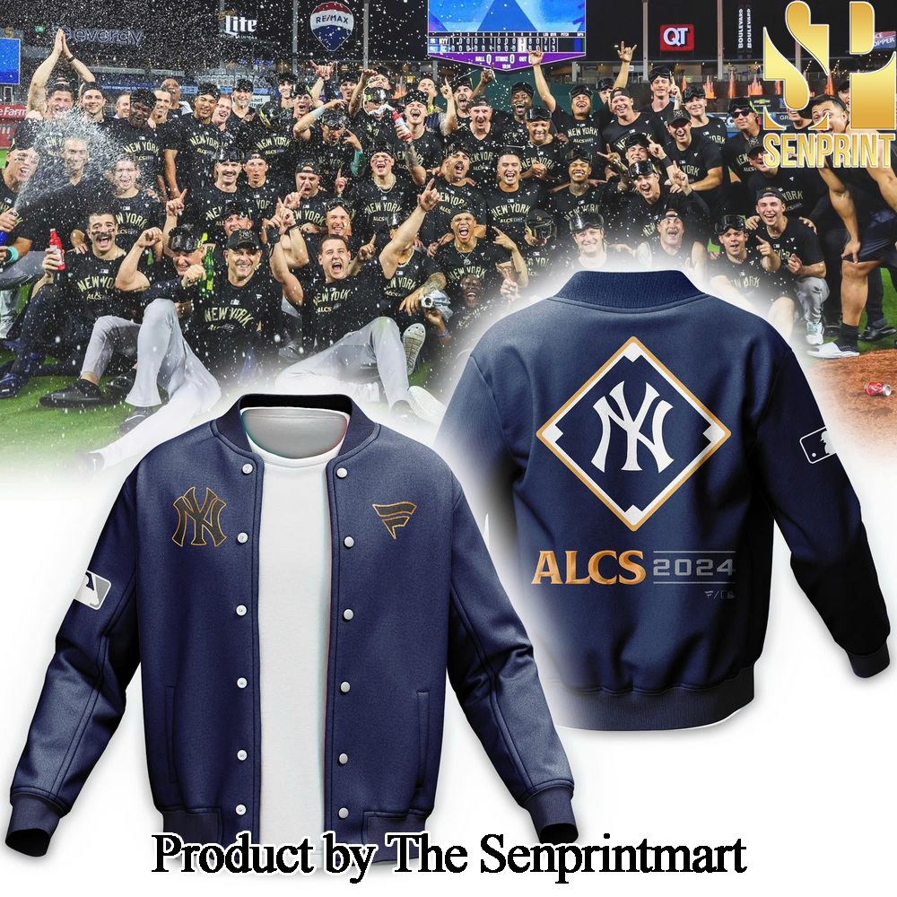 New York Yankees Navy 2024 National League Division Champions Locker Room Baseball Jacket SEN1564