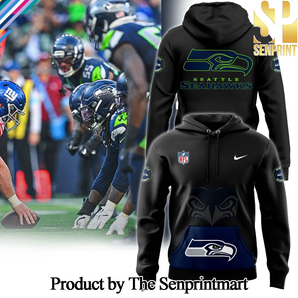 Seattle Seahawks Alternmate Helmet Unique All Over Printed Shirt SEN1611