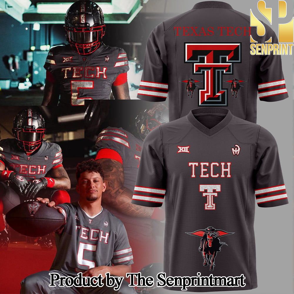 Texas Tech Football 2024 Combo Jersey and Jogger and Cap SEN1625