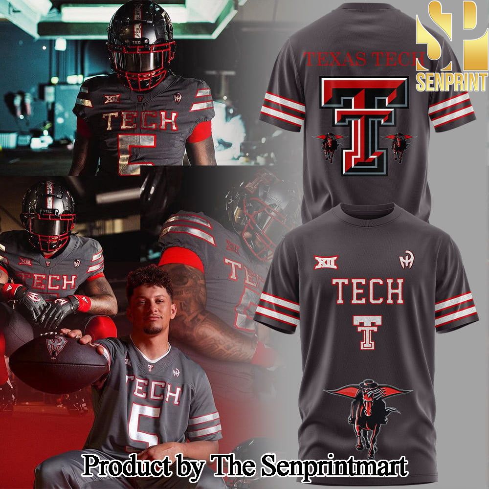 Texas Tech Football 2024 Combo T-Shirt and Jogger and Cap SEN1627