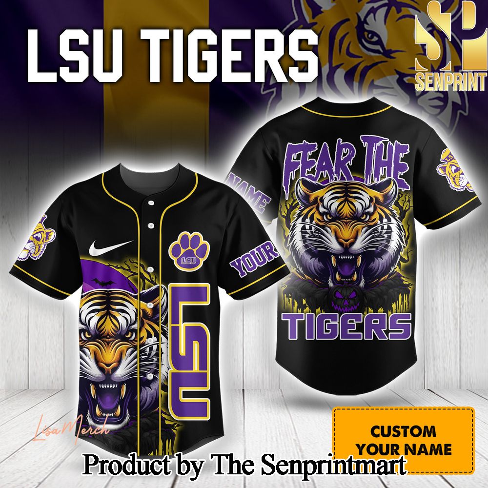 LSU Tigers For Fans All Over Printed Custom Jersey Shirt SEN1496