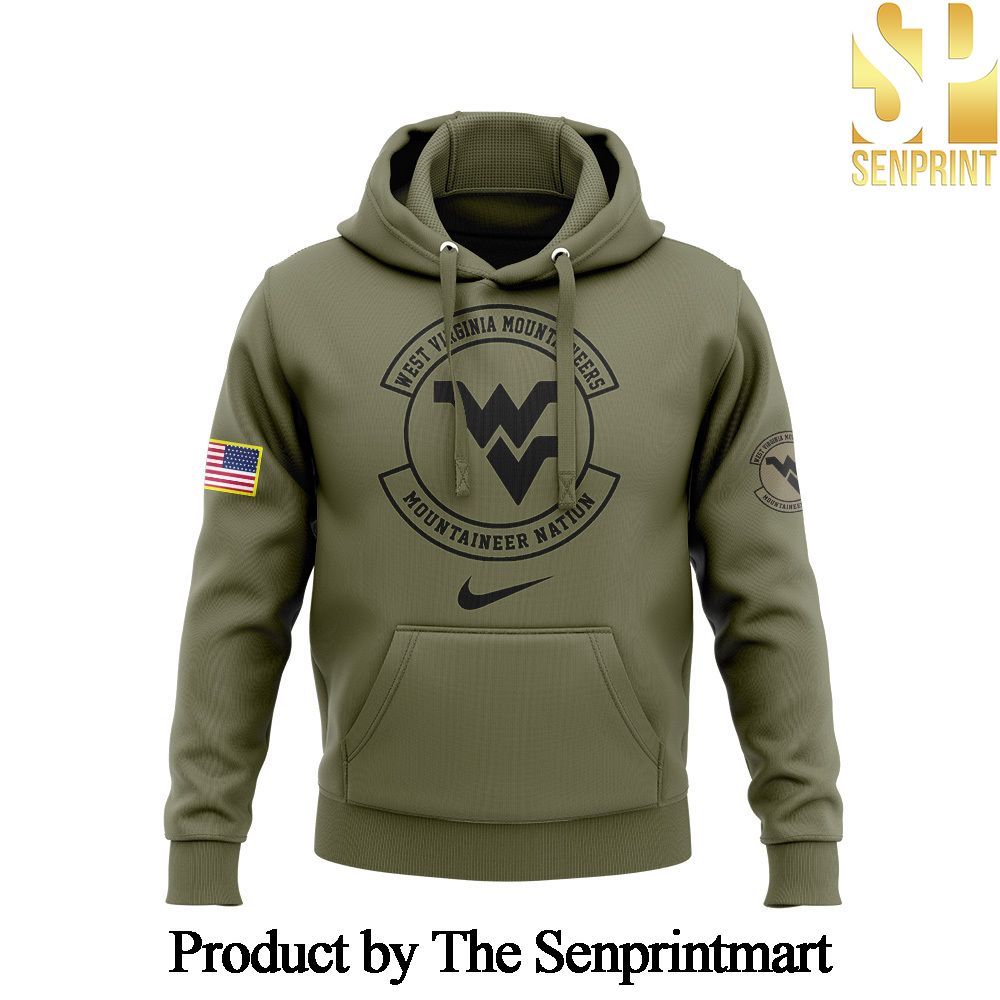 West Virginia Football Camo For Sport Fans Full Printing Hoodie Set SEN1652