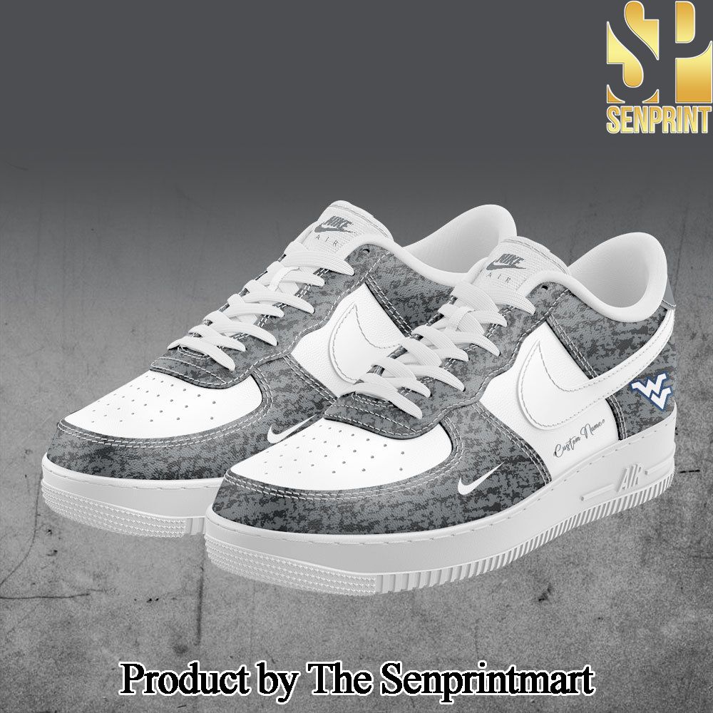 West Virginia Football Custom Name For Fans Unique All Over Printed Shoes SEN1640