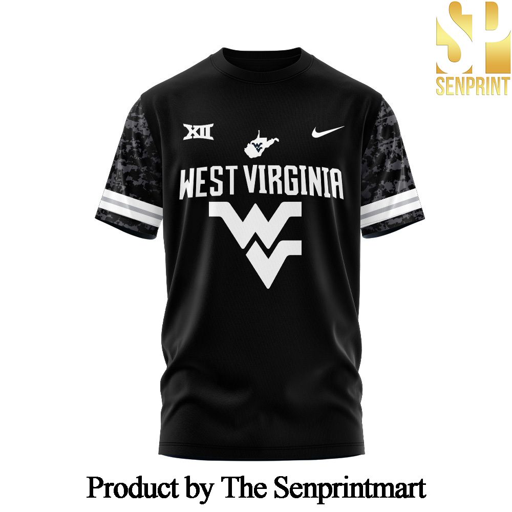 West Virginia Football New Version 2024 Gift Ideas All Over Printed Shirt Set SEN1644