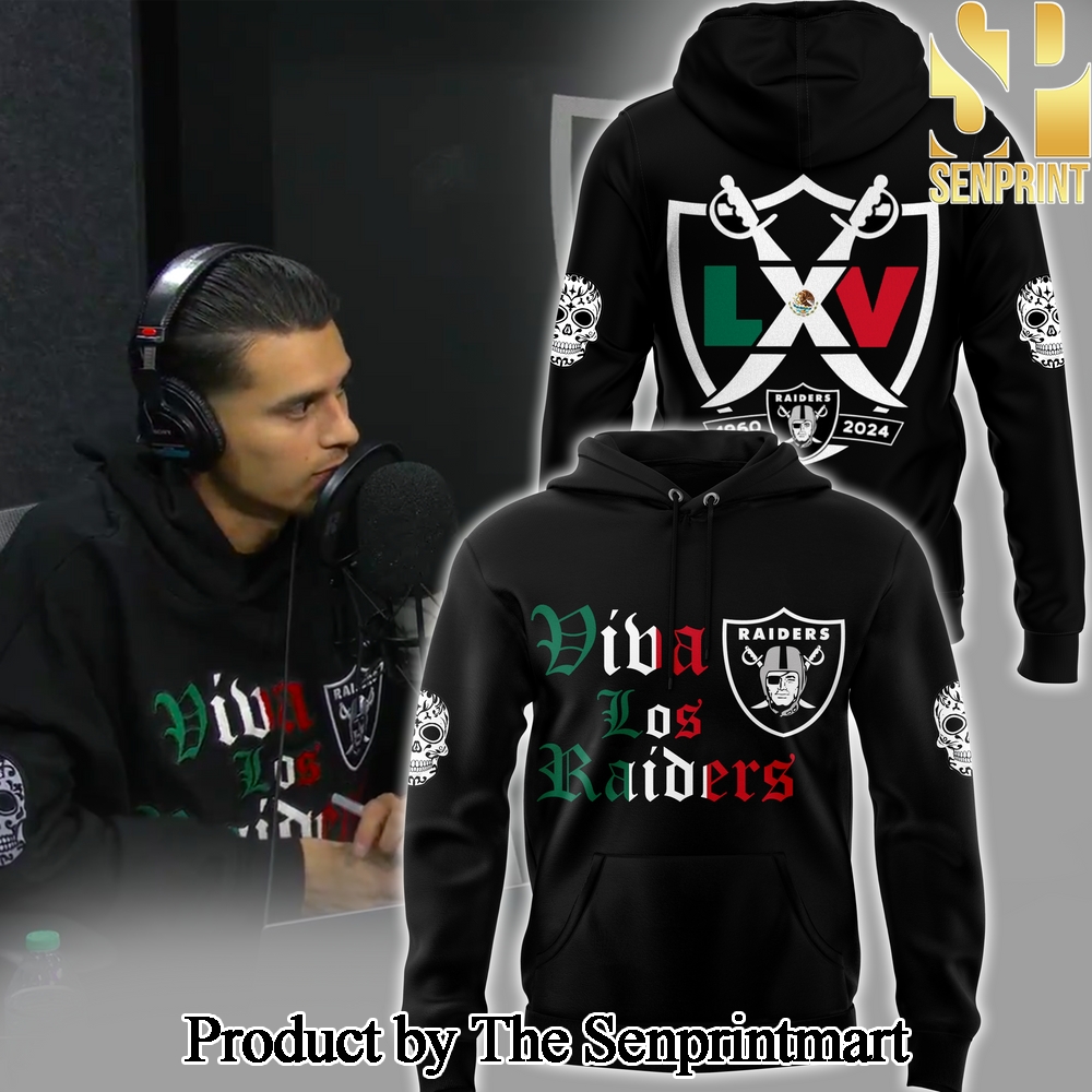 2024 Las Vegas Raiders Gift Ideas All Over Printed New Pullover Hoodie SEN2006