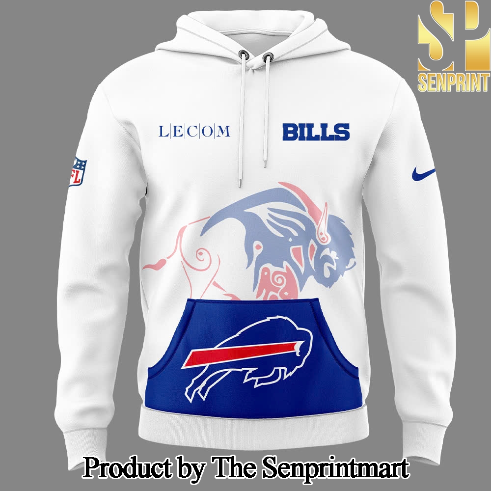 Buffalo Bills White Game Player Gift Ideas Full Print Hoodie SEN2020