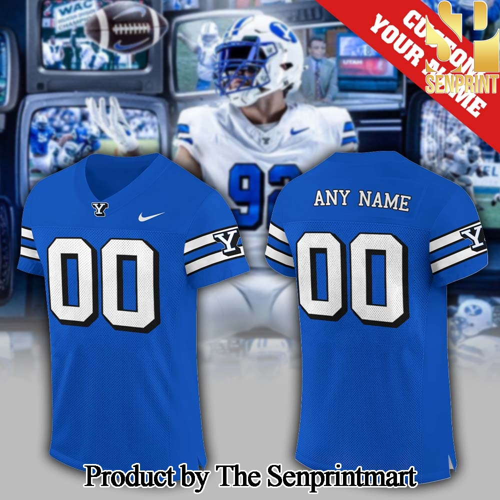 BYU Cougars Football Full Printed Unisex Jersey SEN2181