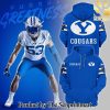 BYU Cougars NCAA Big12 Full Printed Unisex Blue Hoodie SEN2177