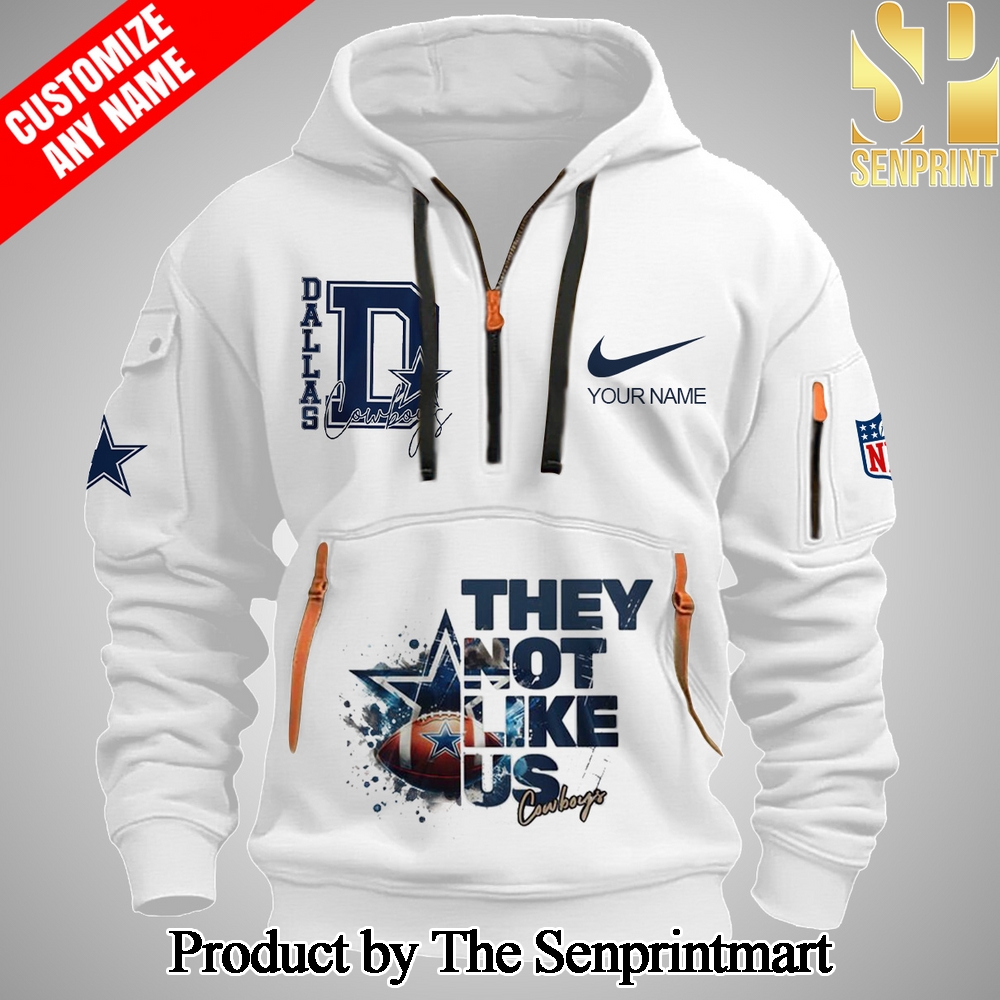 Dallas Cowboys Gift Ideas Half Zip Hoodies SEN2202