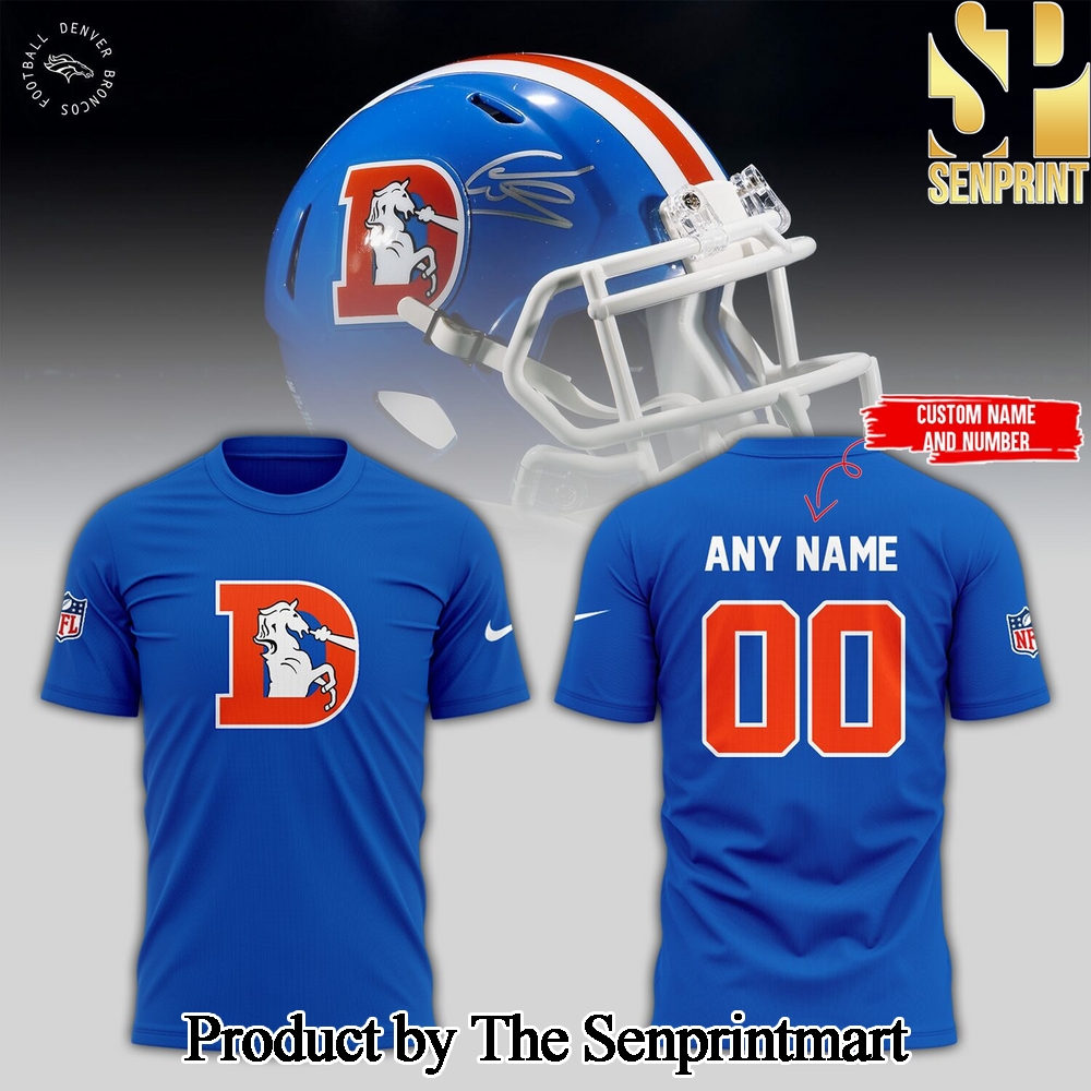 Denver Broncos NFL 2024 For Fans All Over Printed Custom TShirt SEN2118