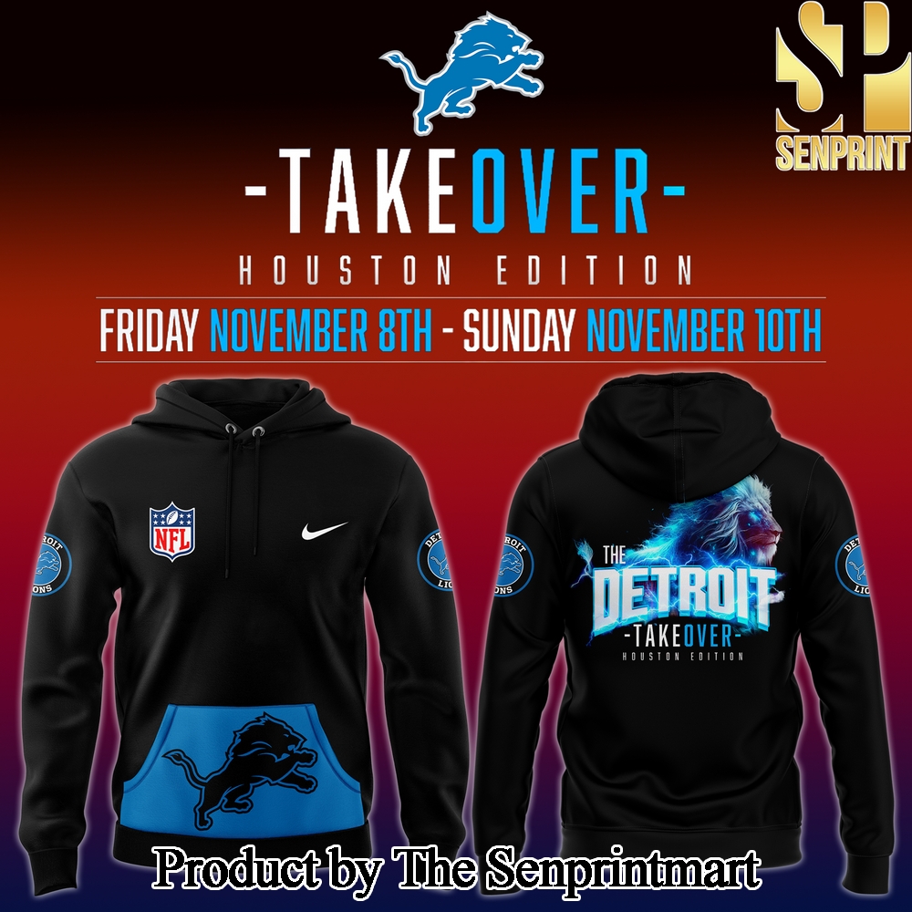 Detroit Lions 2024 Take Over Gift Ideas Full Print Hoodie SEN2039