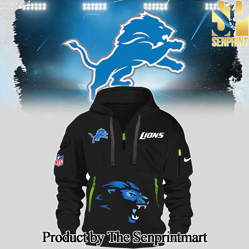 Detroit Lions Gift Ideas 3D Black Hoodie SEN2050