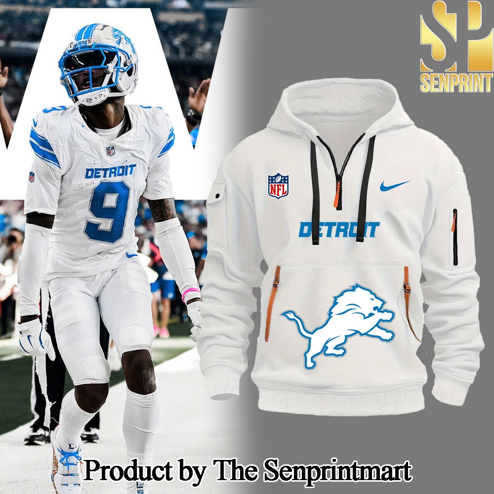 Detroit Lions Gift Ideas 3D White Hoodie SEN2048