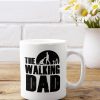 Warning Subject To Spontaneous Outbursts Of Dad Jokes Mug, Funny Humor Father’s Day Gift for Dad Father, Personalized Ceramic Coffee Cup