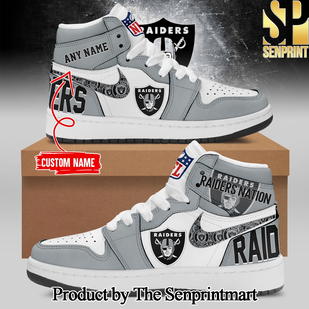 Las Vegas Raiders Gift Ideas All Over Printed Air Jordan SEN1998