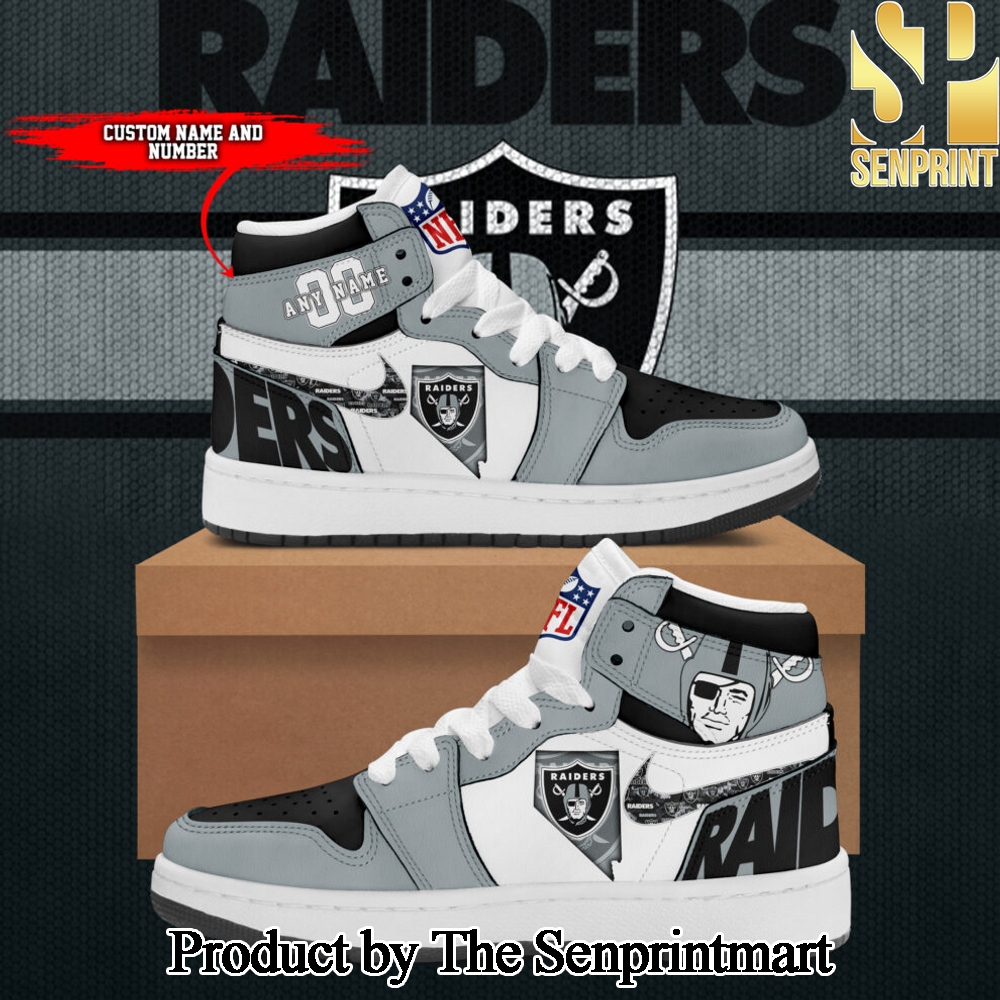 Las Vegas Raiders Gift Ideas All Over Printed Air Jordan SEN2001