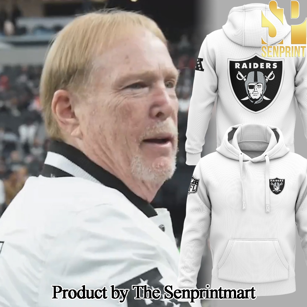 Las Vegas Raiders Mark Davis White Hoodie SEN1915