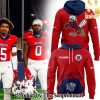 Red Throwback New England Patriots Rewind Club Hoodie SEN1932