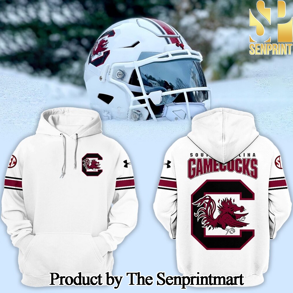 South Carolina Gamecocks Gamecocks White Hoodie SEN1861