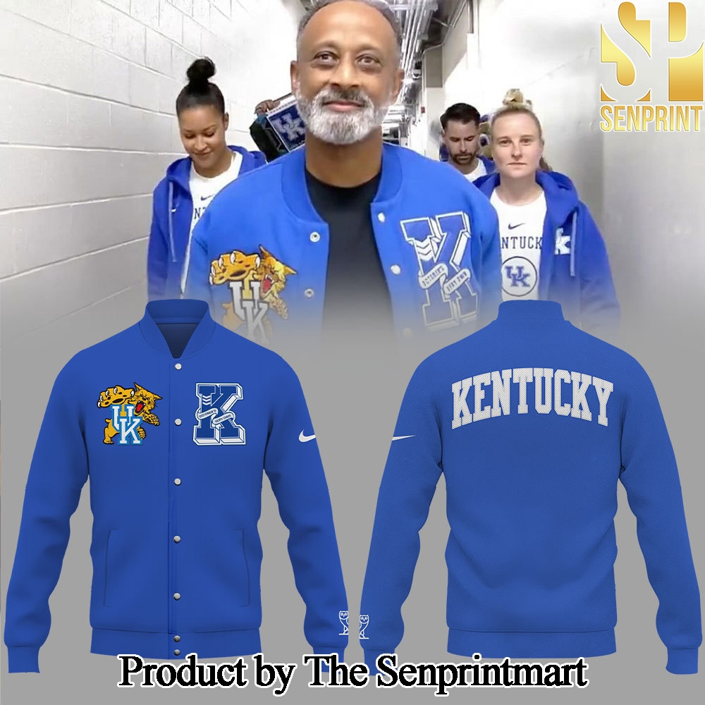 Kentucky Men’s Basketball For Fans Full Printed Bomber Jacket SEN2165