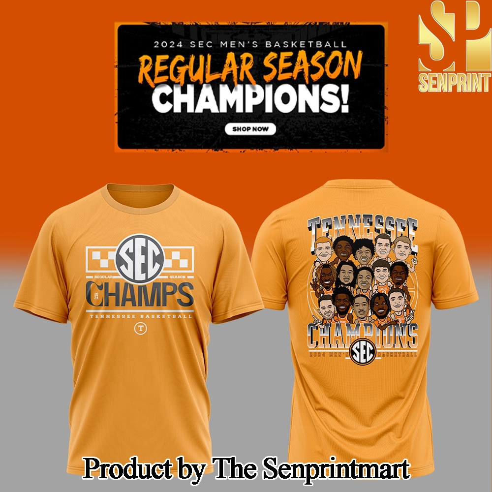 SEC Men’s Basketball Regular Season Champions For Fans 3D Tshirt SEN1882